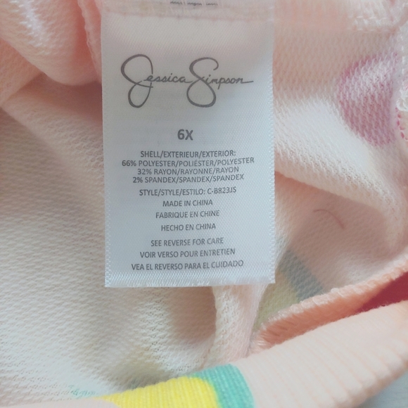 Jessica Simpson NEW Fruity Print Hooded Jacket & Shorts Set - Picture 4 of 9